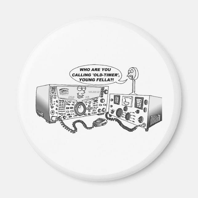 Íman Rádio de temporizador antigo (Frente)