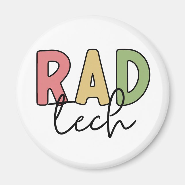 Íman Radiologia Radiológica Rad Tech (Frente)