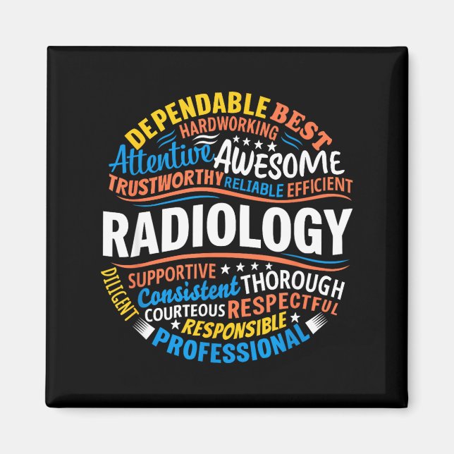 Íman Radiology Funny Rad Tech Week Appreciation Radiolo (Frente)