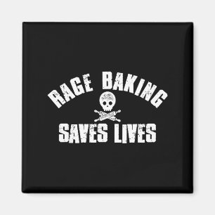 Íman Rage Baking salva crânio vivo divertido padeiro co