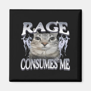Íman Rage consome-me Bobo Engraçado Estrelando a Mulher