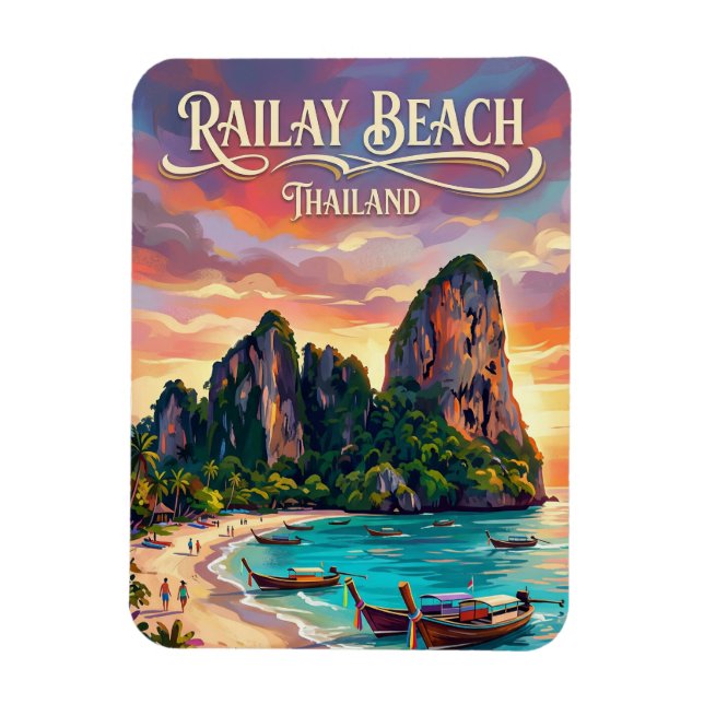 Íman Railay Beach Thailand (Vertical)