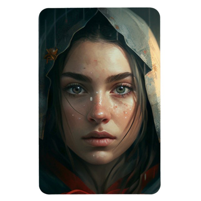 Íman Rain hood girl (Vertical)