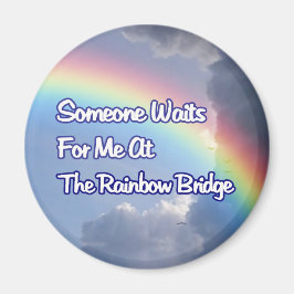 ÍMAN RAINBOL BRIDGE SYMPATHY MEMORIAL MAGNET