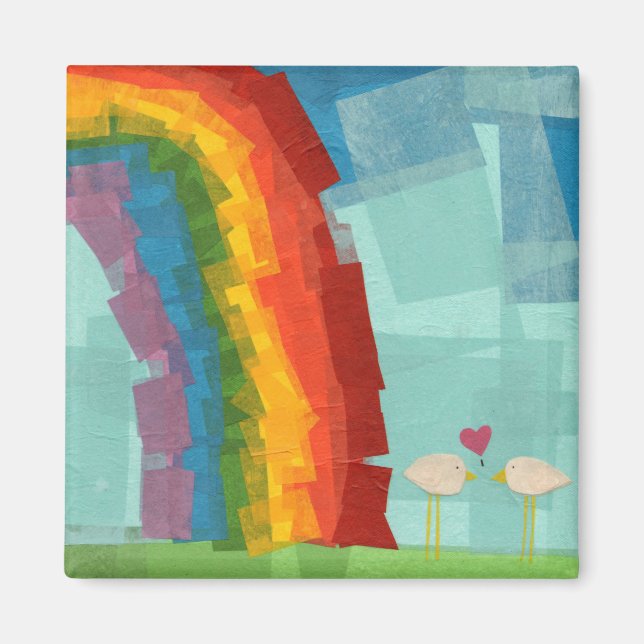 Íman Rainbow Birds (Frente)