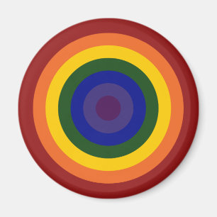 Íman Rainbow Bullseye