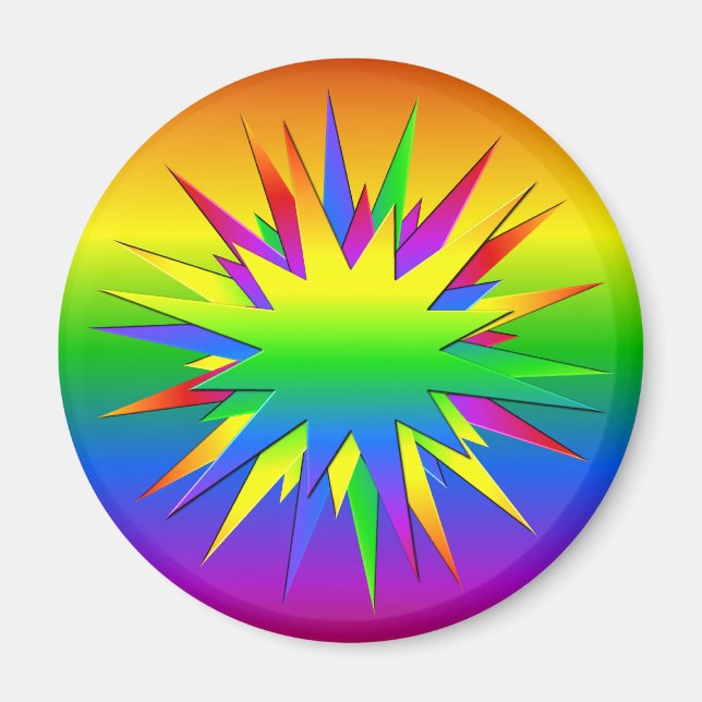 Íman Rainbow Burst (Frente)