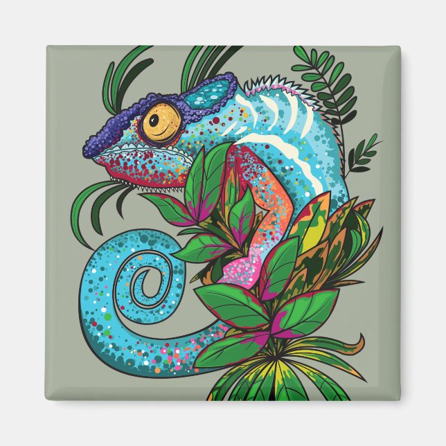Íman Rainbow Chameleon (Frente)