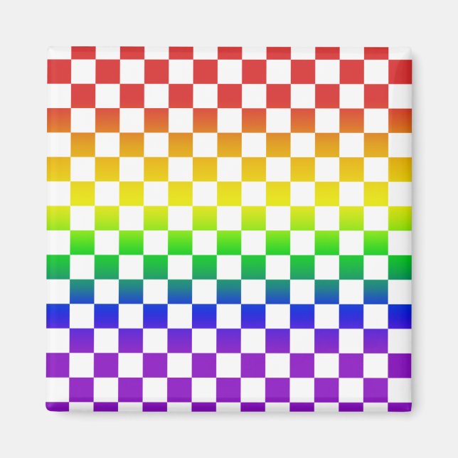Íman Rainbow Checkers Magnet 01 (Frente)