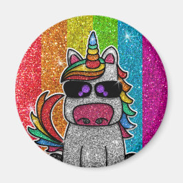 Íman Rainbow Glitter Unicorn Sparkles LGBTQ