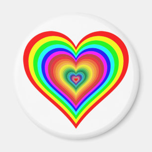 Íman Rainbow Heart