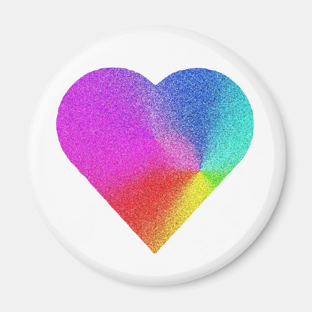 Íman Rainbow Heart (Frente)