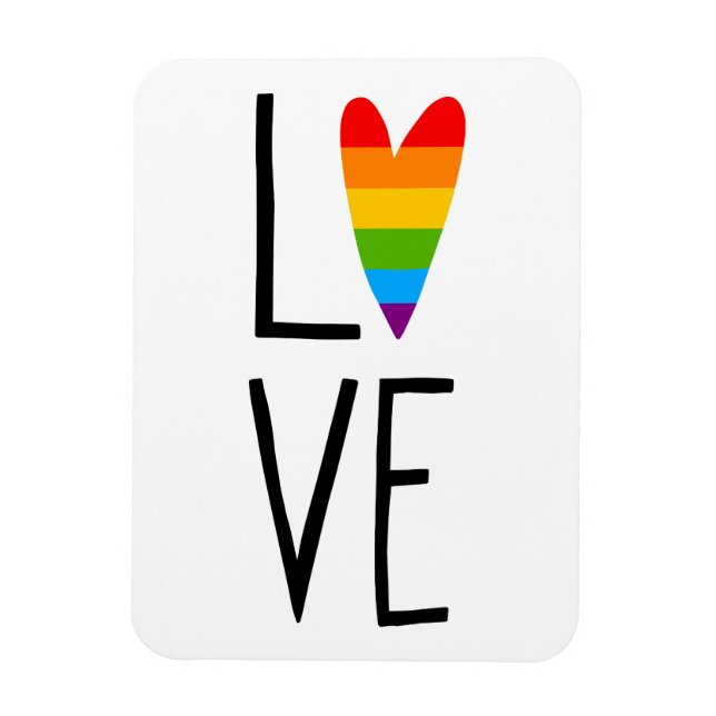 Íman Rainbow Love (Vertical)