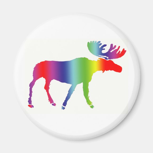 Íman Rainbow Moose (Frente)