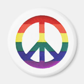 Íman Rainbow Peace-Sign