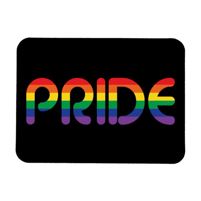 Íman Rainbow Pride Balloon Letters (Horizontal)