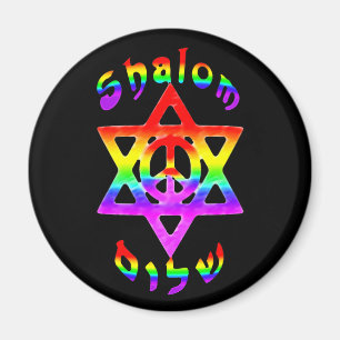 Íman Rainbow Shalom Magnets
