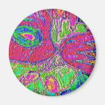 Rainbow Sherbet Foil Magnet