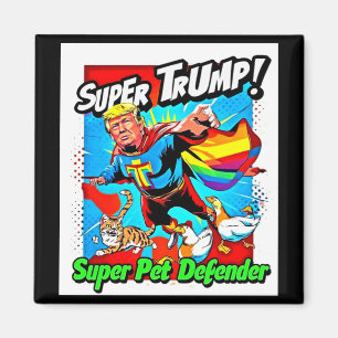 Íman Rainbow Super Trump 2025 Proteja Nossos Gatos E Pa