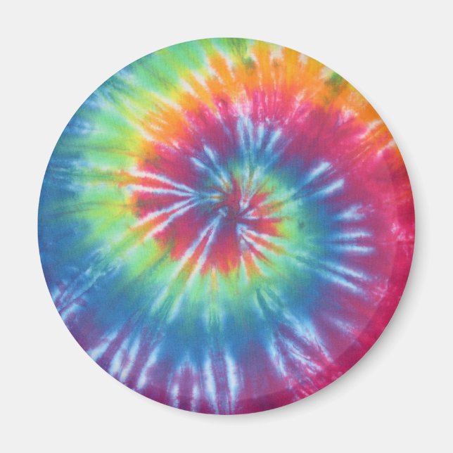 Íman Rainbow Swirl Tie Dye Magnet (Frente)