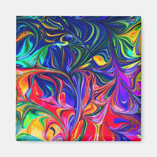 Íman Rainbow Swirl Trippy Glow Stick (Frente)