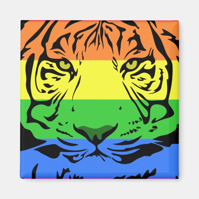 Íman Rainbow Tiger (Frente)