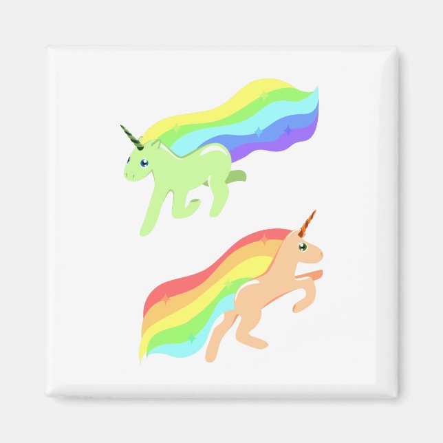 Íman Rainbow Unicorns (Frente)