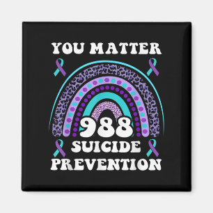 Íman Rainbow You 988 Suicídio Prevenção Prevenção Sensi