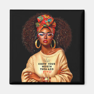 Íman Rainha Afro Mulher Negra Africana Melanina Históri