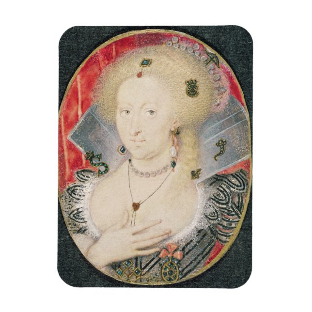 Íman Rainha Anne da Dinamarca, miniatura (Vertical)