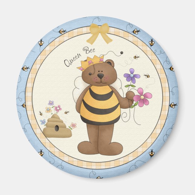 Íman Rainha Bee - Magnet (Frente)