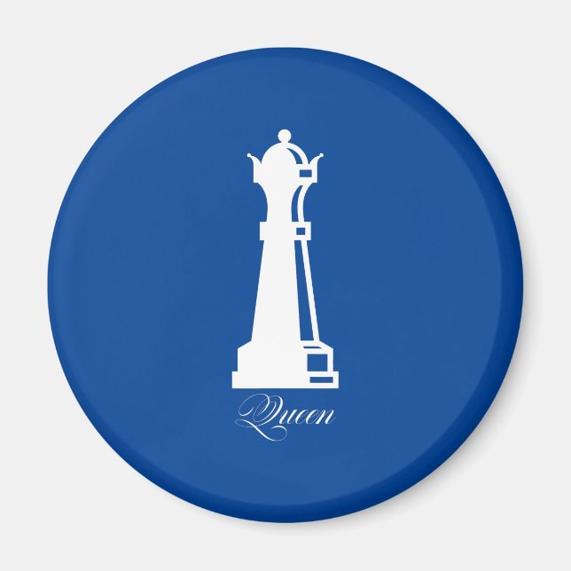 Íman Rainha Chess Piece Halloween Costume Chess Lover (Frente)