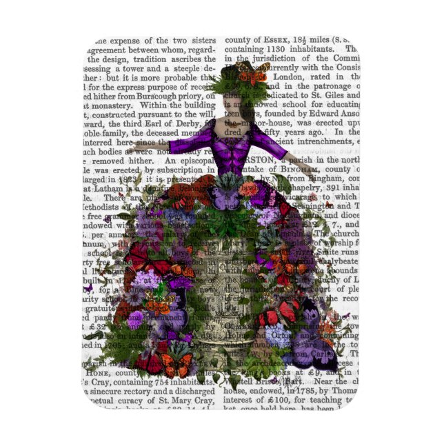 Íman Rainha da Casa da Borboleta (Vertical)