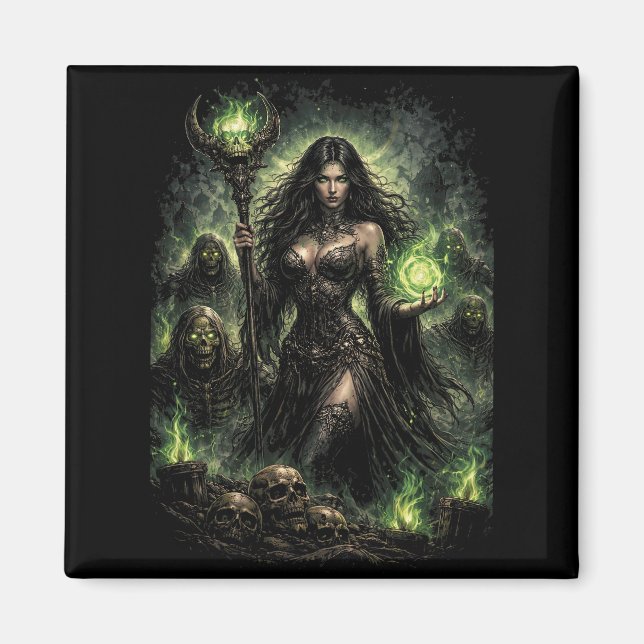 Íman Rainha da Chama Verde (Frente)