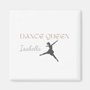 Íman Rainha da Dança Personalizada, Presente ou Dela, B