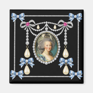 Íman Rainha da França inspirada em Marie Antoinette