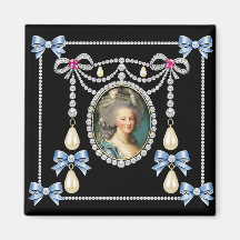 Rainha da França inspirada em Marie Antoinette em