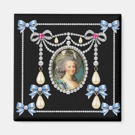 Íman Rainha da França inspirada em Marie Antoinette em 