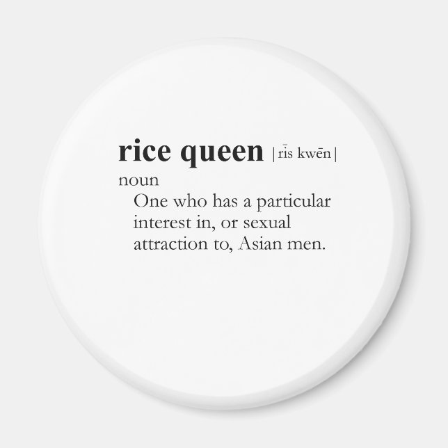 Íman RAINHA DE ARROZ (definição) (Frente)