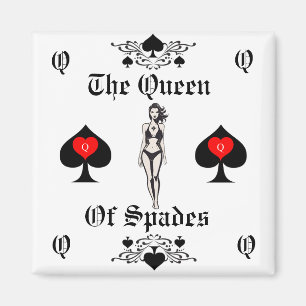 Íman Rainha de Espadas Tarot Card Thunder_Cove