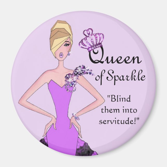 Íman "Rainha de Sparkle" Cegou-Os À Serenidade! (Frente)