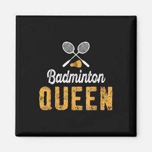 Íman Rainha do Badminton Mãe Engraçada Amante de Badmin