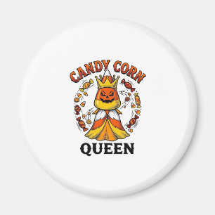 Íman Rainha do Candy Corn Camisa Vintage de Doces de Ha