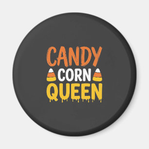 Íman Rainha do Candy Corn Gráfico de Halloween_1
