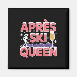Íman Rainha do Esqui Pós-Esqui Esquiando Snowboarding E
