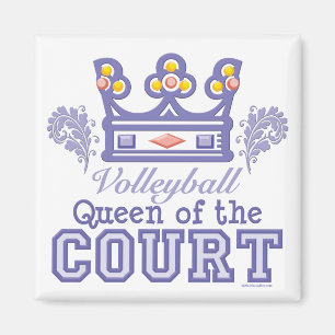 Íman Rainha do ímã do quadrado do voleibol da corte