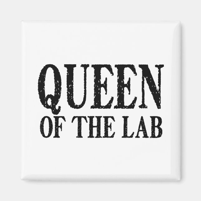 Íman Rainha do laboratório - Magnet (Frente)