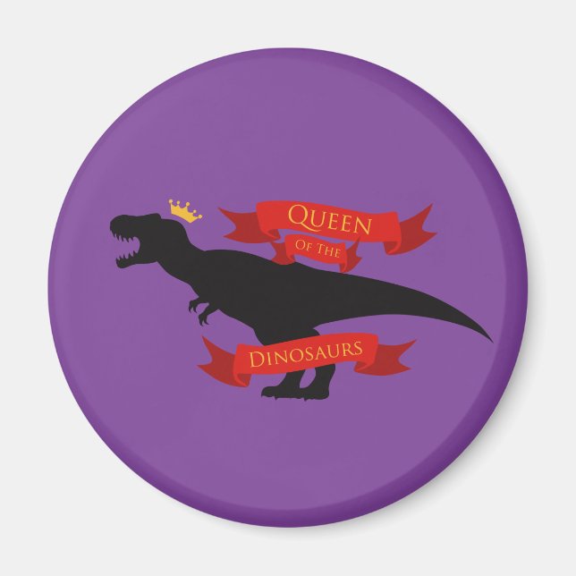 Íman Rainha dos Dinossauros (Frente)