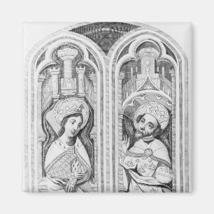 Íman Rainha Eleanor e Henry III, tomados antigo