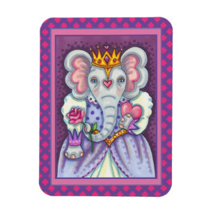 ÍMAN RAINHA ELEFANTE DE CORAÇÕES E NAMORADOS ROYAIS ROS